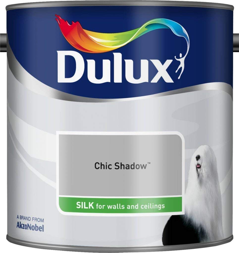 Delux chic shadow silk paint in grey